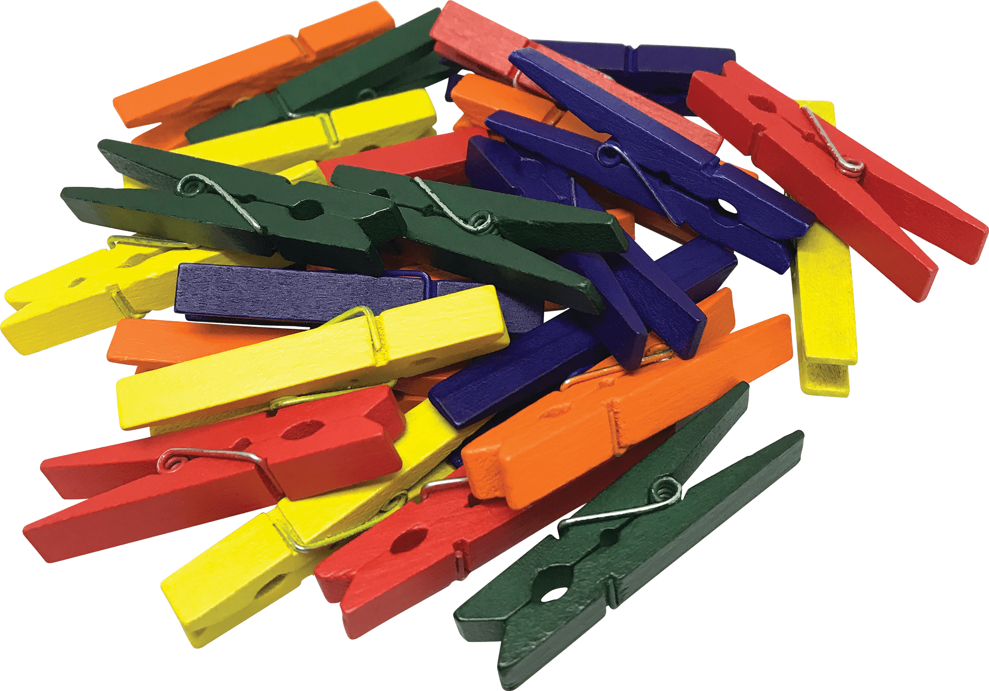 STEM Basics Medium Multicolor Clothespins 50 Count TCR20931
