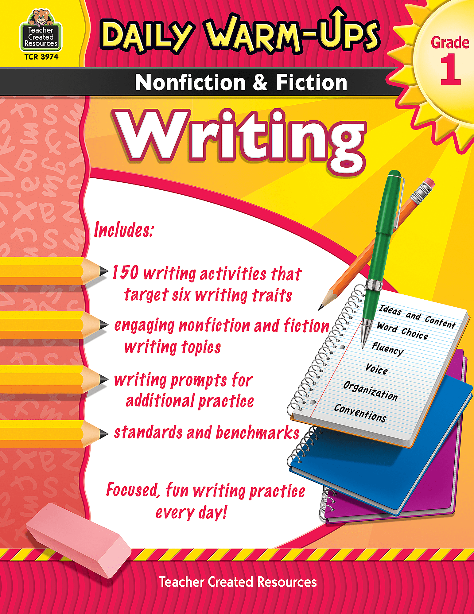 Daily Warm-Ups: Nonfiction & Fiction Writing Grade 1 - TCR3974
