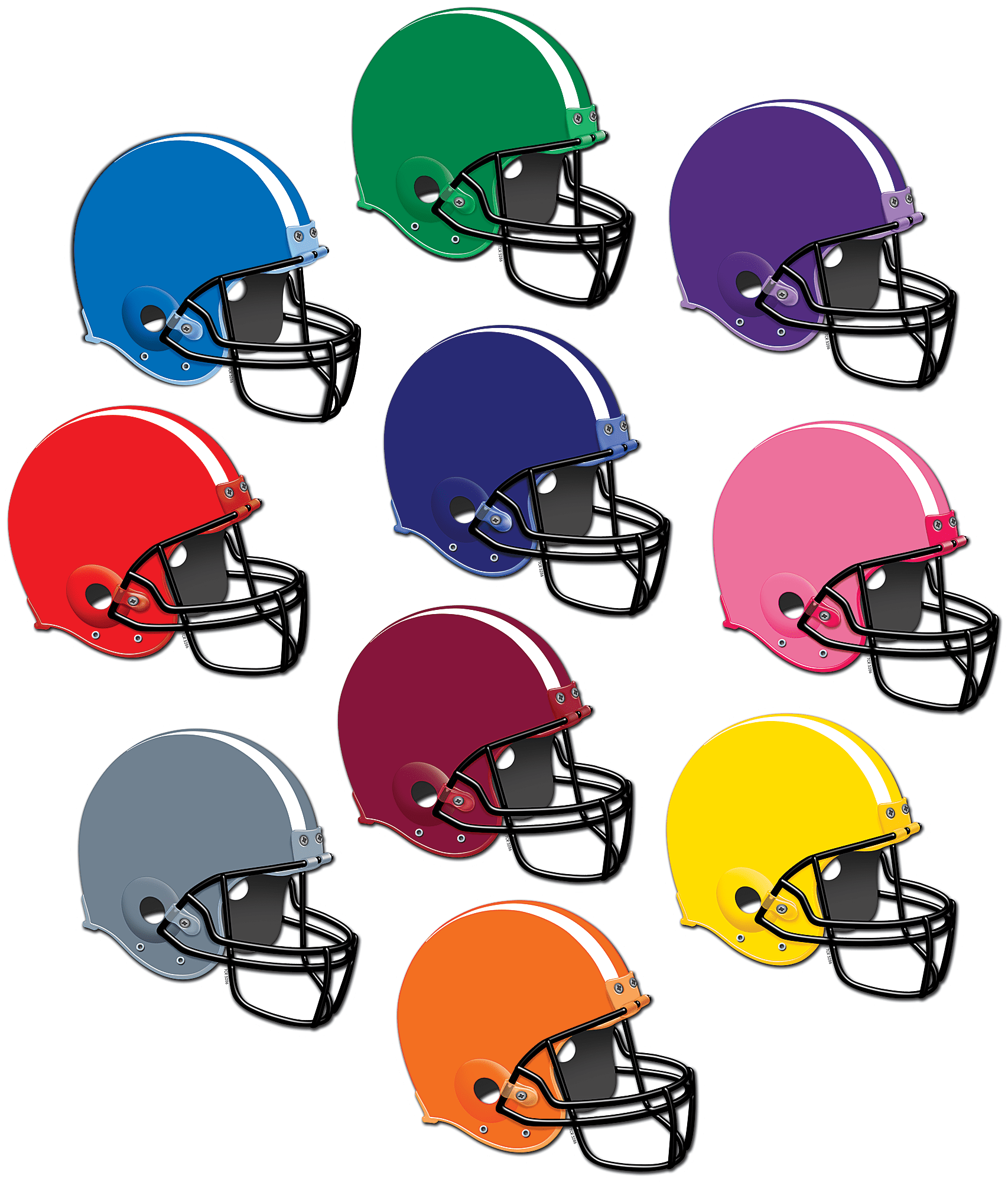 Football Helmets Accents TCR5286 Teacher Created Resources