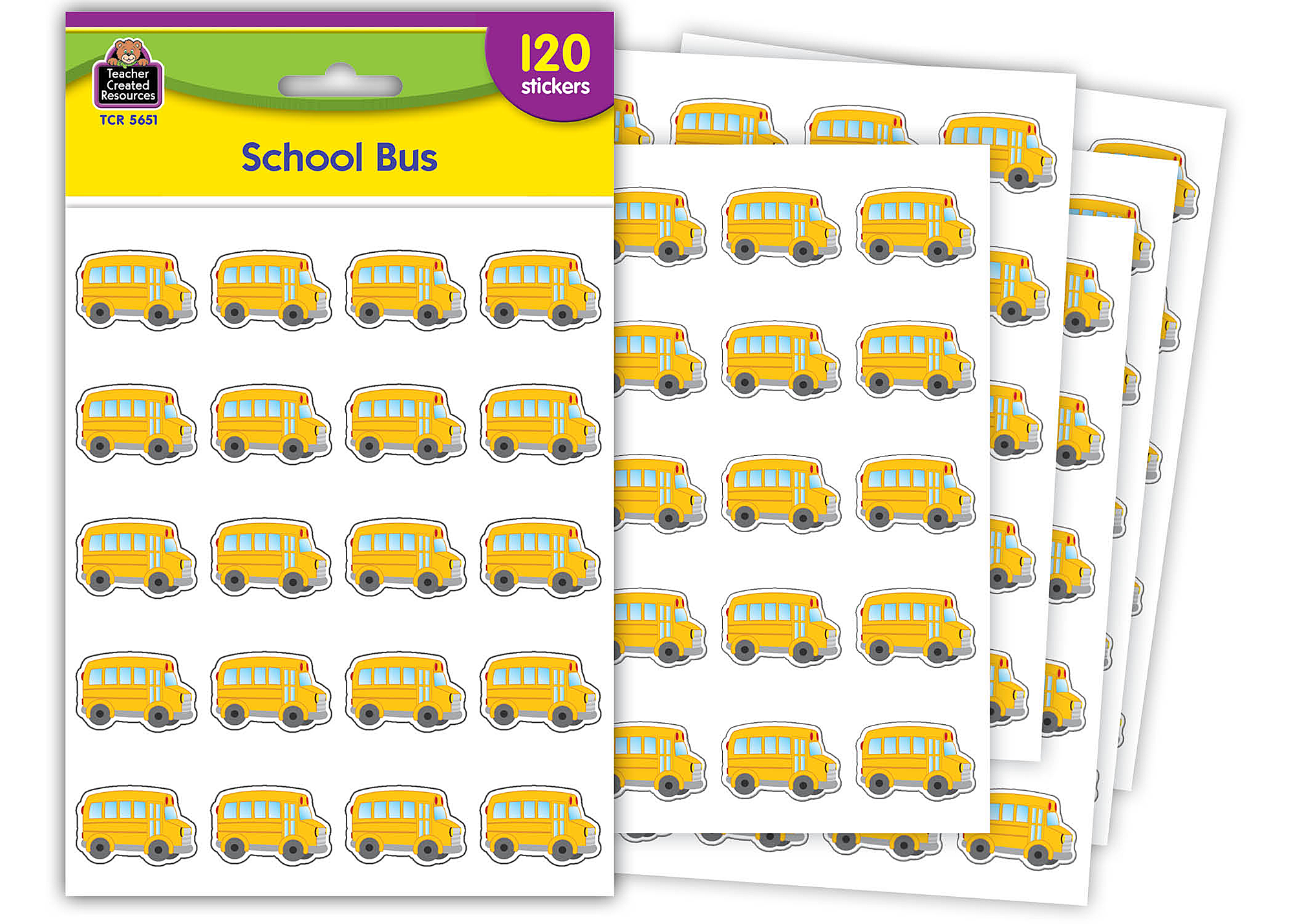 School Bus Stickers TCR5651 Teacher Created Resources