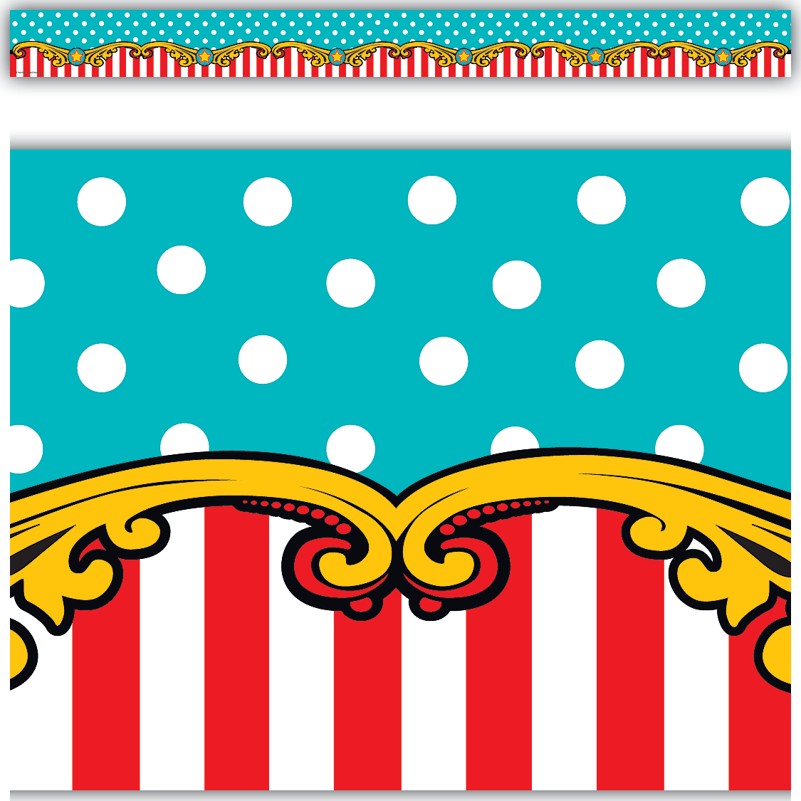 Carnival Straight Border Trim TCR5705 Teacher Created Resources