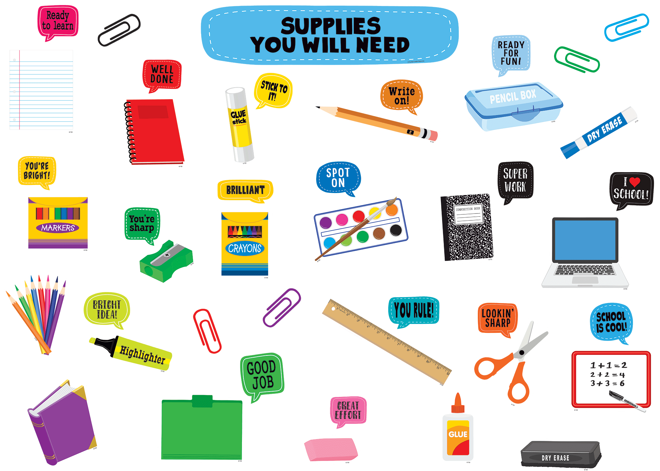 Supplies You Will Need Mini Bulletin Board TCR5721 Teacher Created Resources