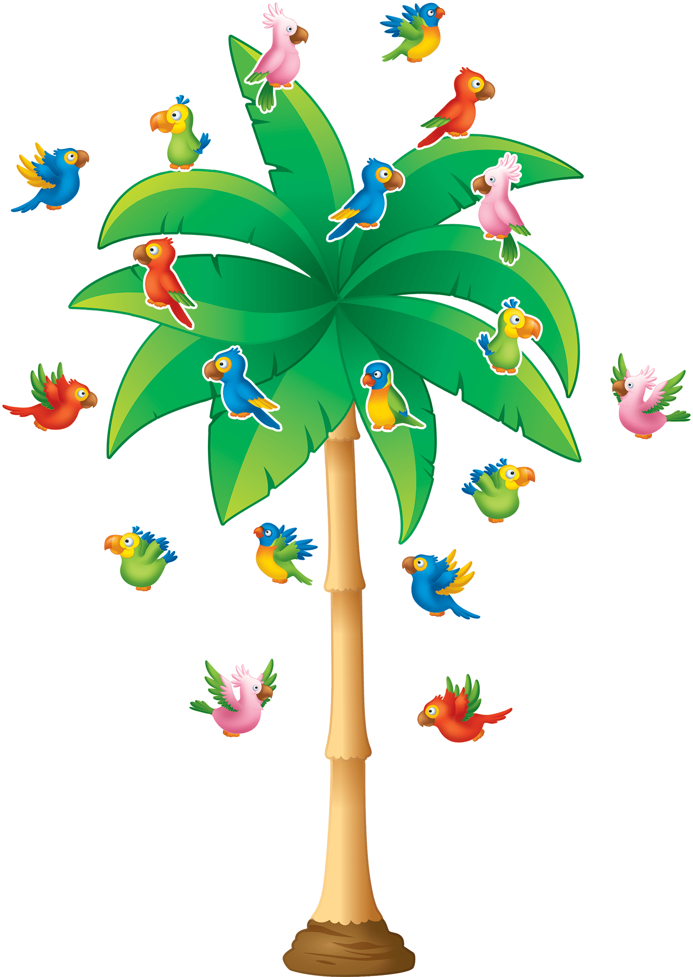Tropical Trees Bulletin Board Display Set TCR5859 Teacher Created