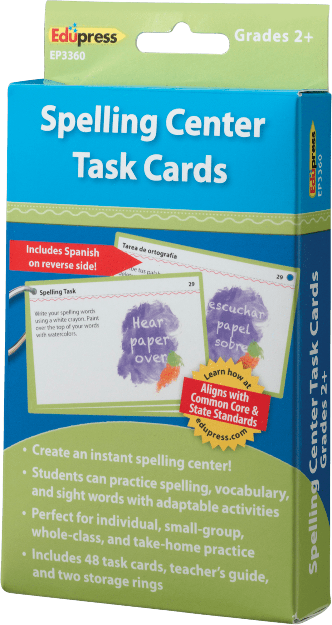 Spelling Center Task Cards Grade 2+ TCR63360 Teacher Created Resources