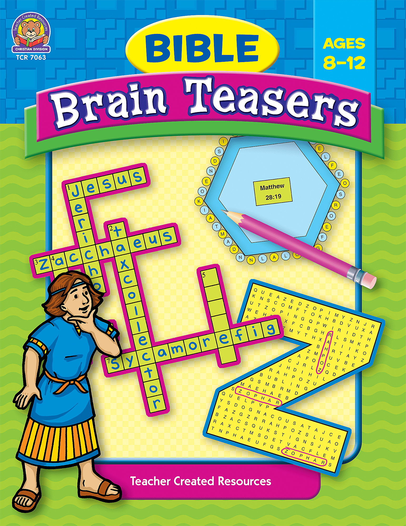 Bible Brain Teasers TCR7063 Teacher Created Resources