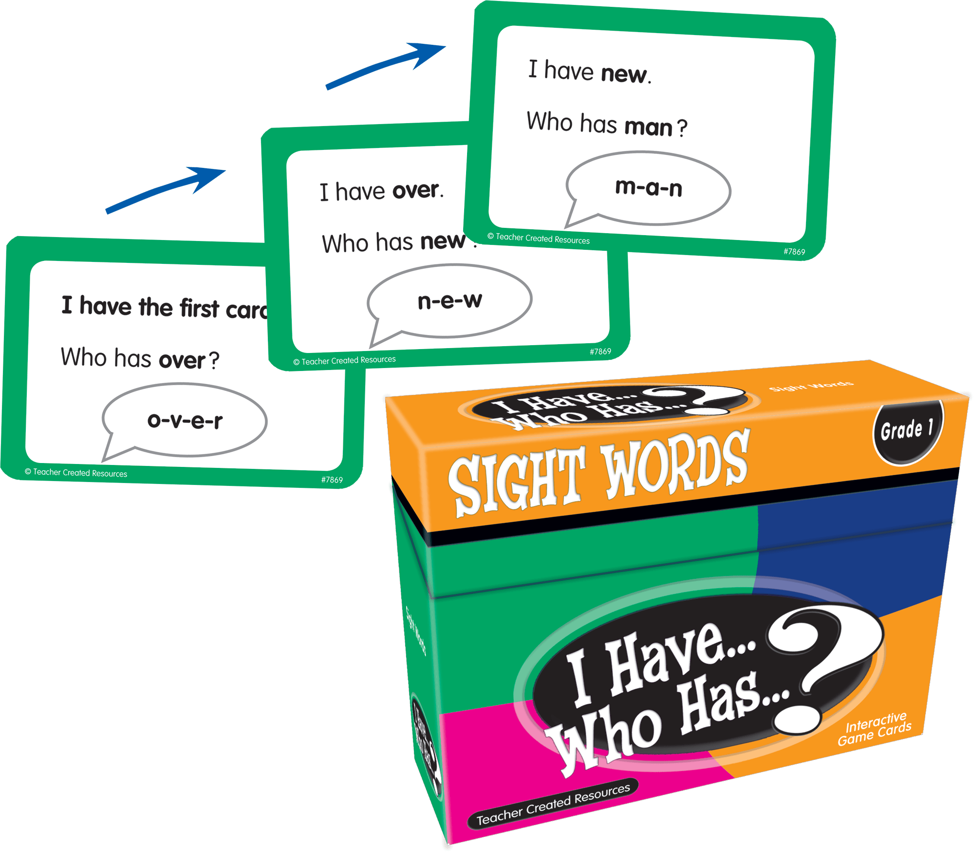 I Have, Who Has Sight Words Game Grade 1 TCR7869 Teacher Created