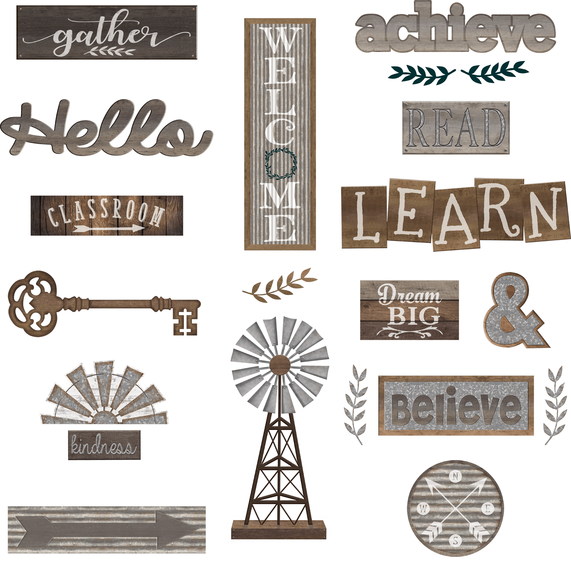 Home Sweet Classroom Wall Decor Bulletin Board Display Set TCR8819