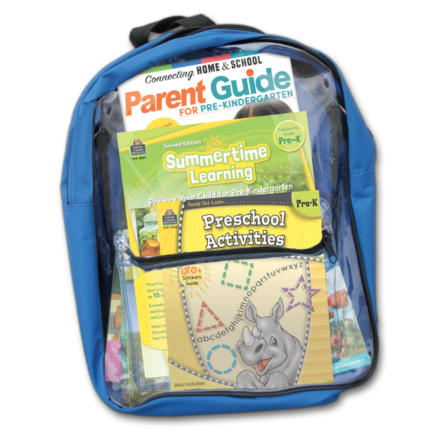Summertime Learning Preparing For PreK Backpack TCR51423 Teacher