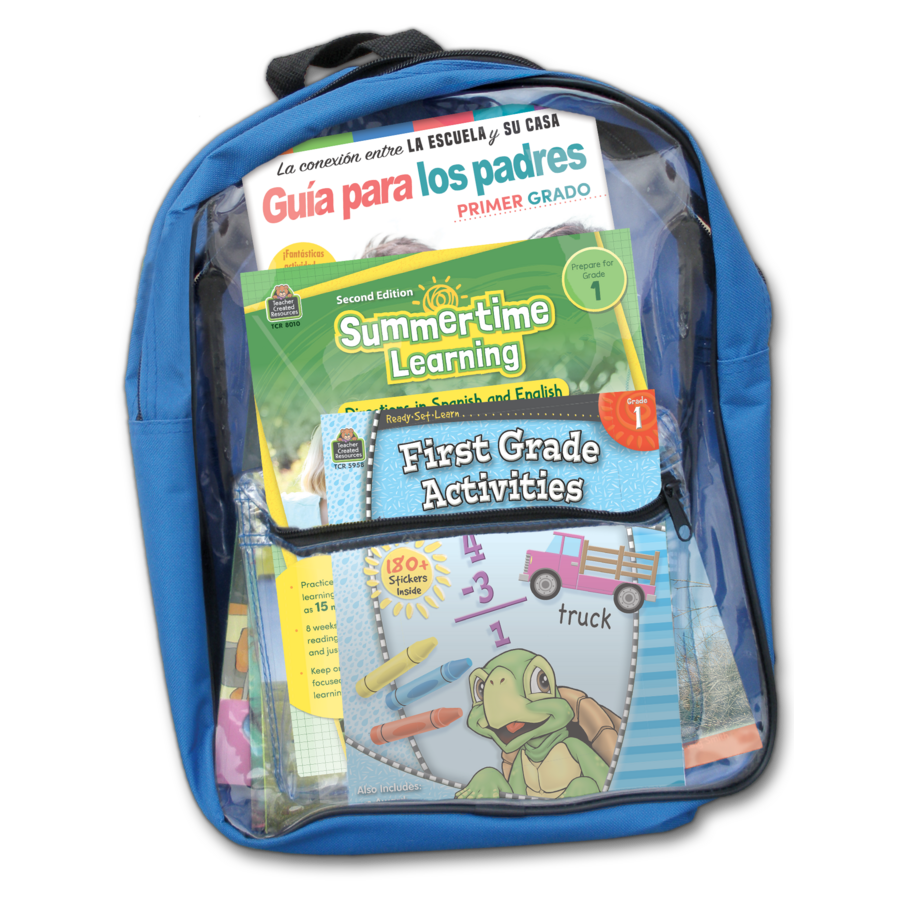 Summertime Learning Preparing For First Grade Spanish Backpack