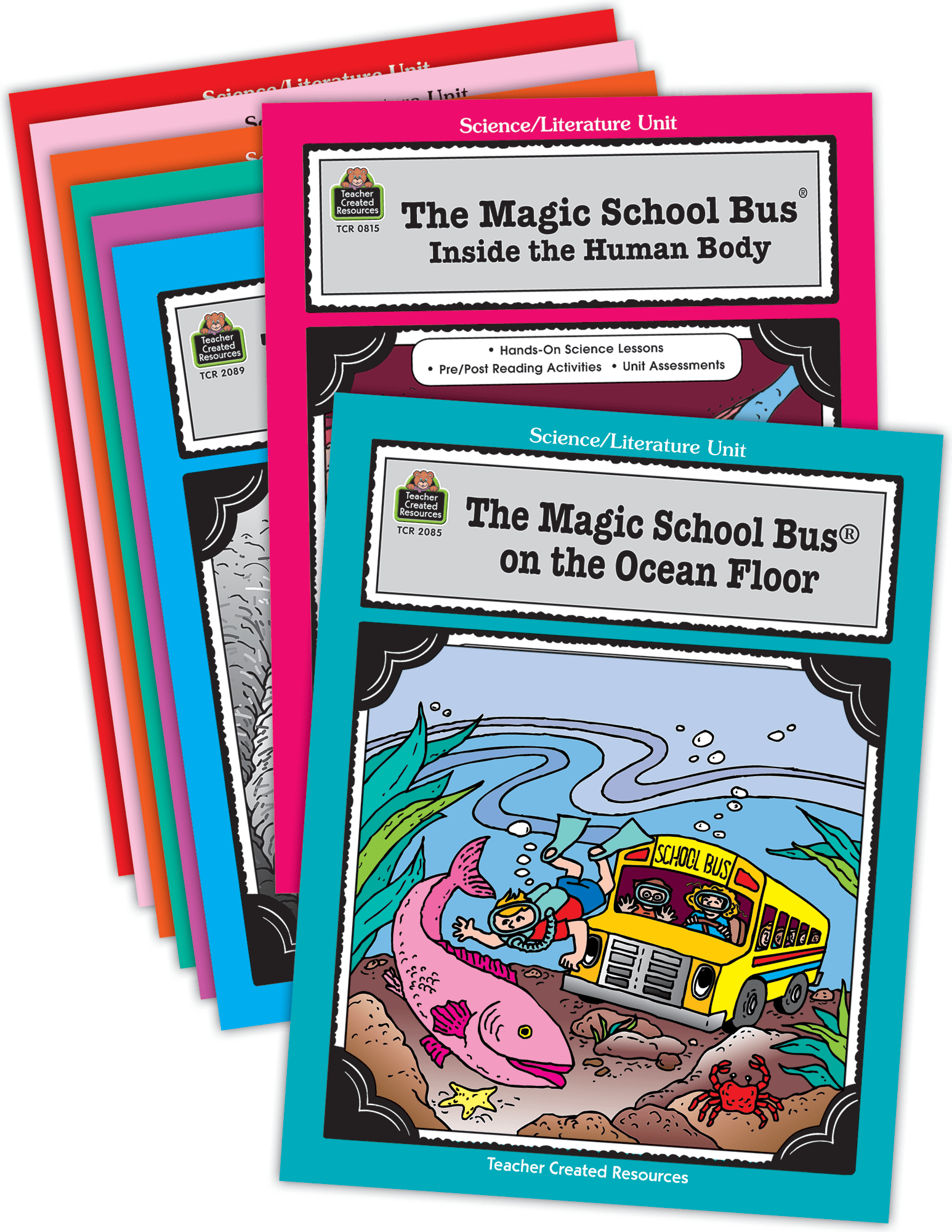 Magic School Bus Literature Units Set (8 Books) TCR9069 Teacher