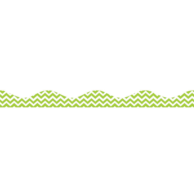 Border Lime Green Chevron Classroom Borders Online Teacher