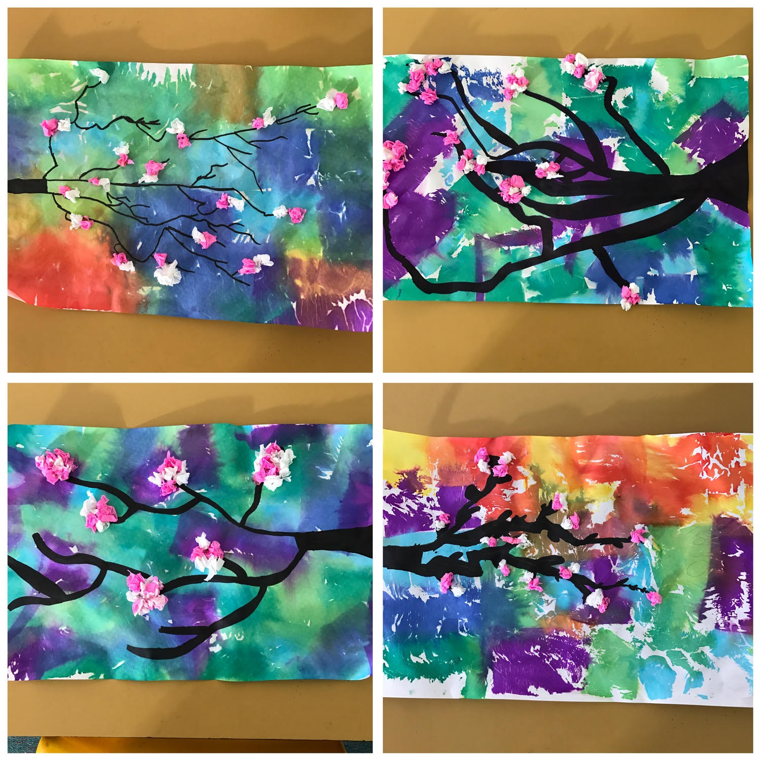 Crepe Paper Artwork Teach Starter