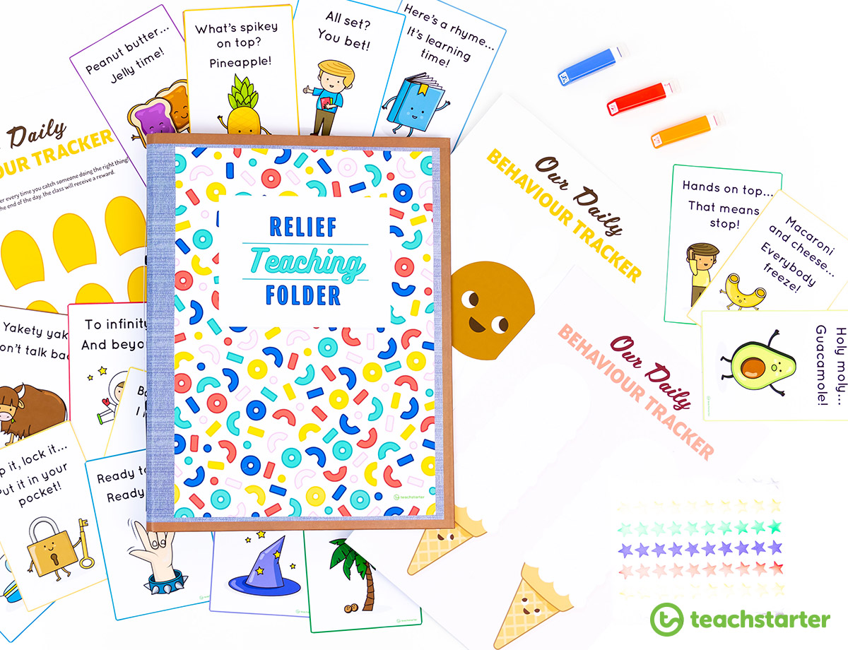 Relief Teaching Folder Templates For Classroom Teachers Teach Starter