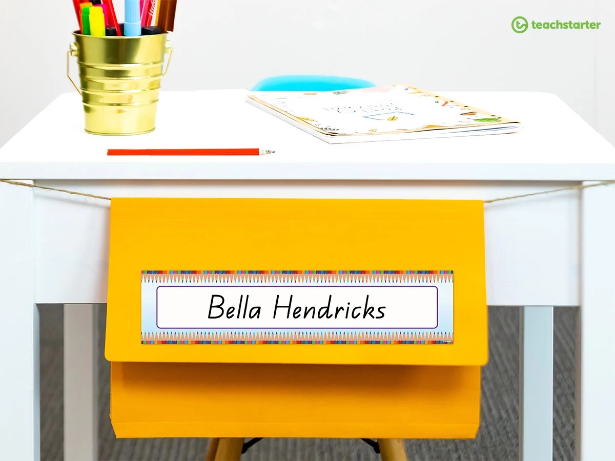 15 Inventive Desk Nameplate Ideas Teach Starter