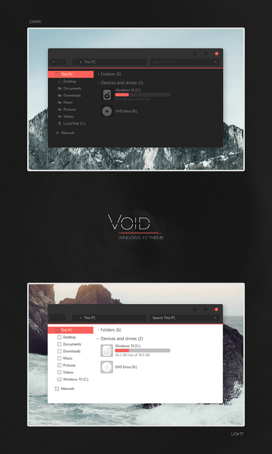 Top 10 Windows 10 Dark themes to Download
