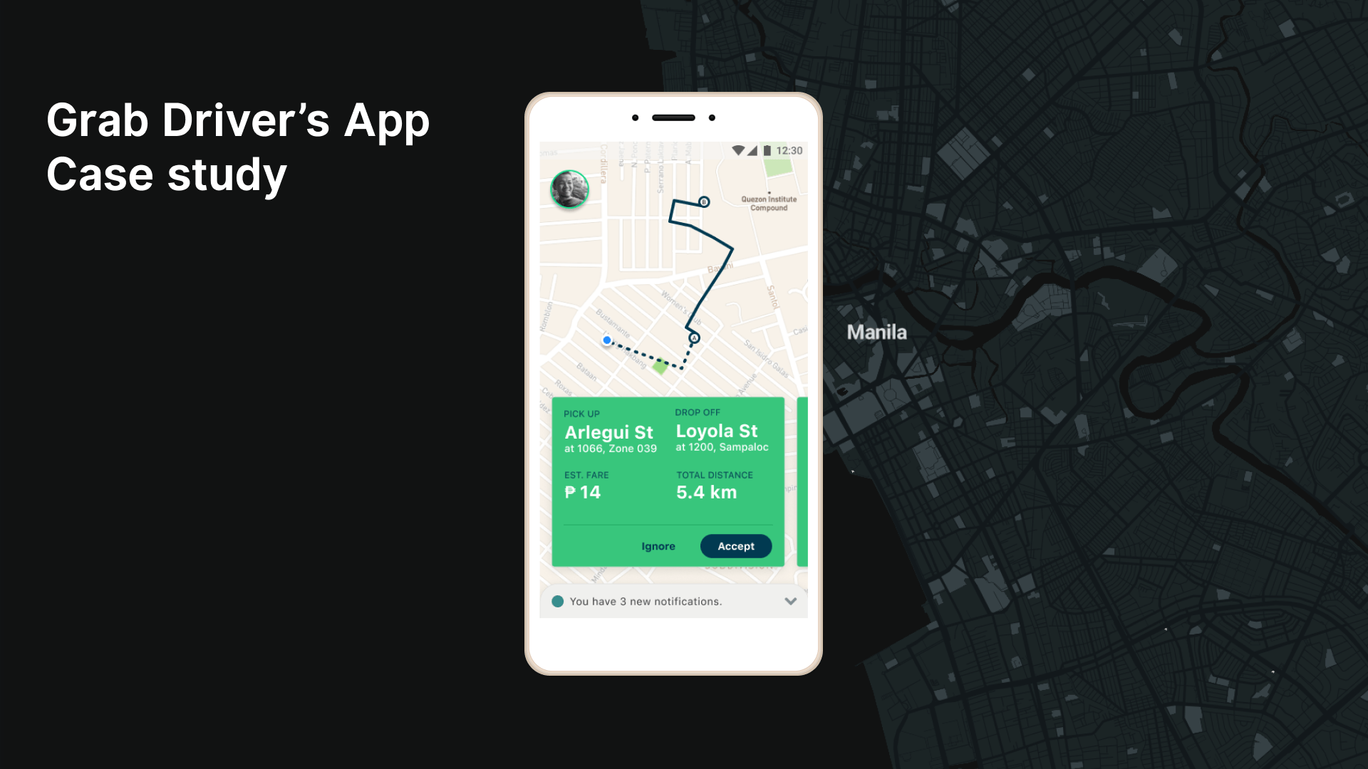 Designing Grab's food delivery app for motorbike drivers