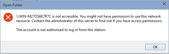 Cannot Connect to CIFS / SMB / Samba Network Shares & Shared Folders in