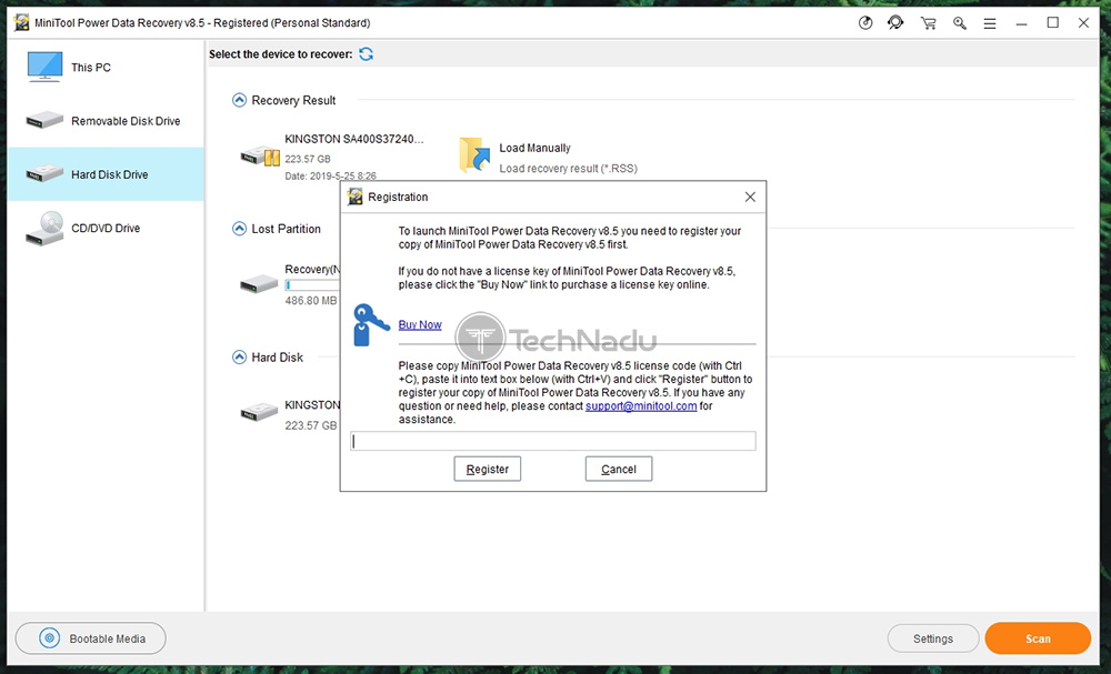 License Code Minitool Power Data Recovery