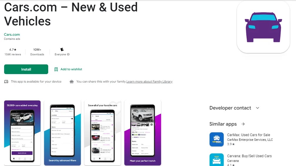 Best Mobile Apps For Buying Used Cars