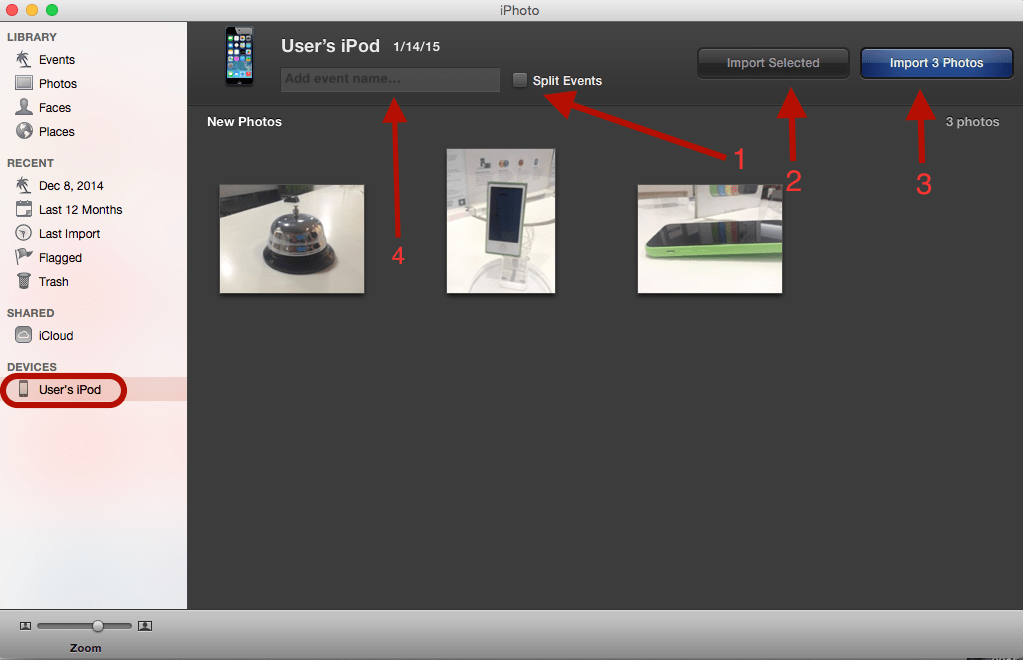 How To Transfer Photos /Video From Camera Roll IPhone To IPhoto Mac