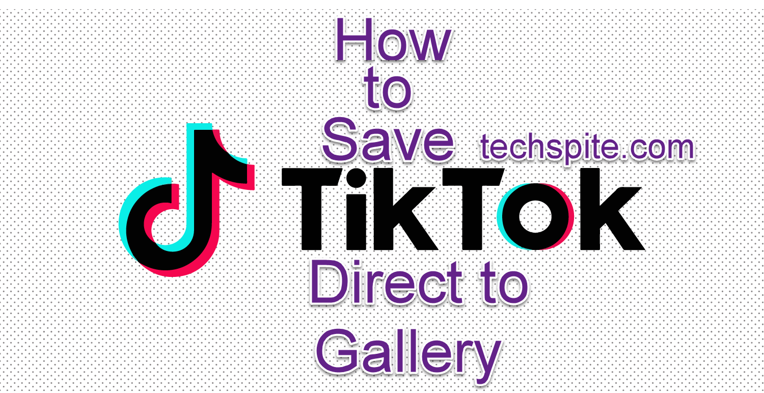 How to Save Tik Tok Videos Direct to Gallery TechSpite