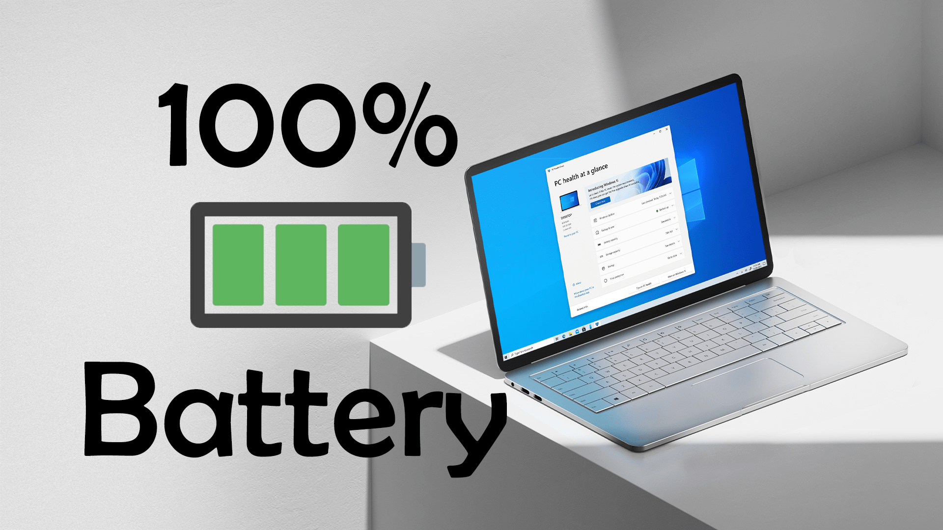 How to Check Laptop Battery Health in Windows 11? TechSpite