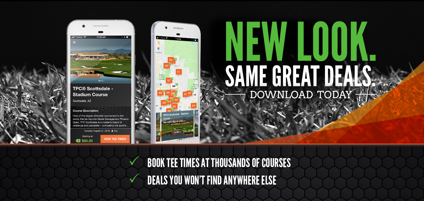 TeeOff App Golf Tee Times, GPS, Scorecard