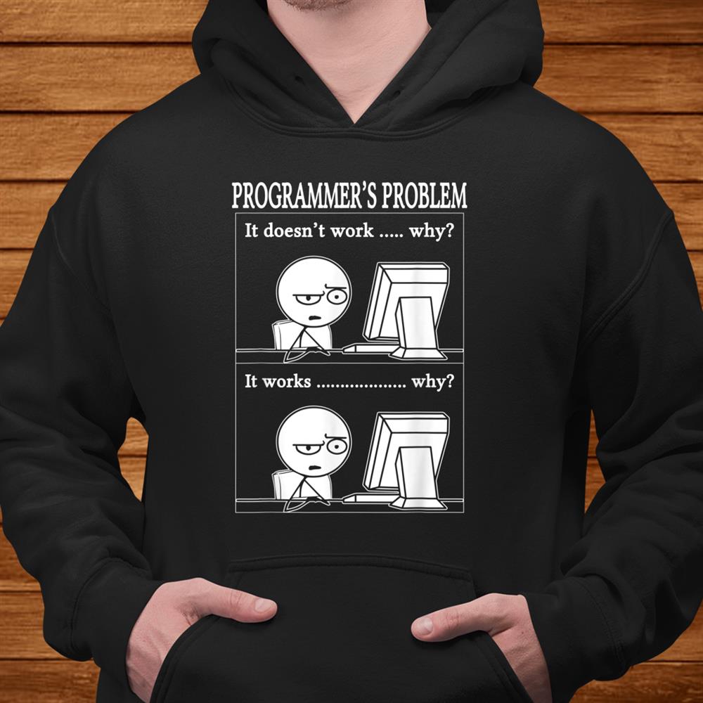 Programmers Problem Fun Programmer Coding Hacker Shirt TeeUni