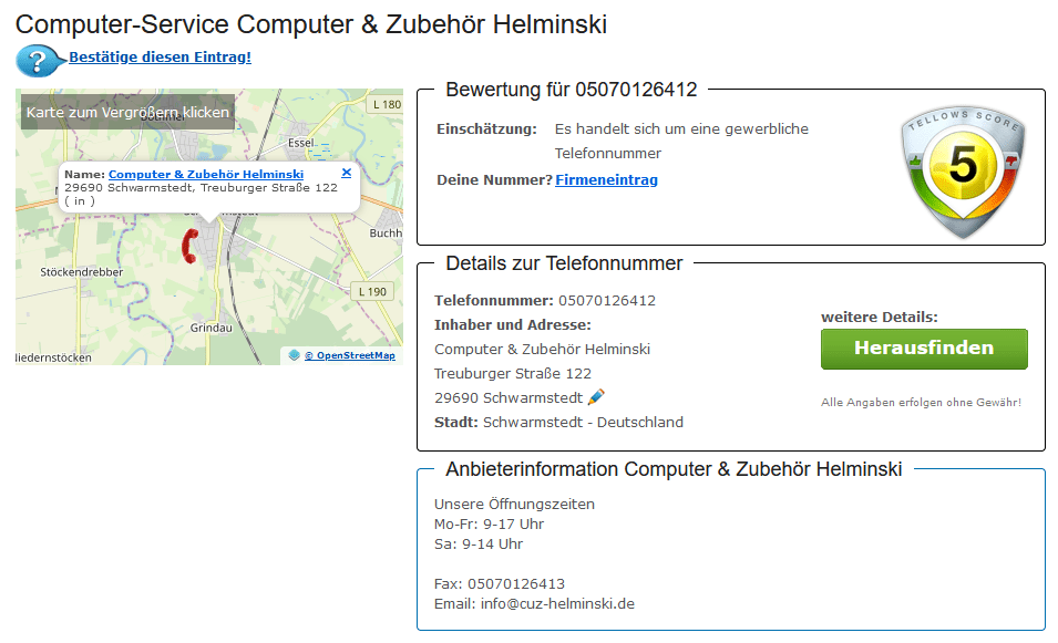 Erhohe Die Sichtbarkeit Mit Einem Tellows Branchenbucheintrag