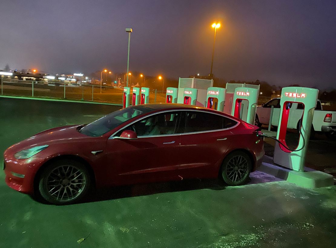 New Tesla Supercharger Activated in Kitchener, Ontario