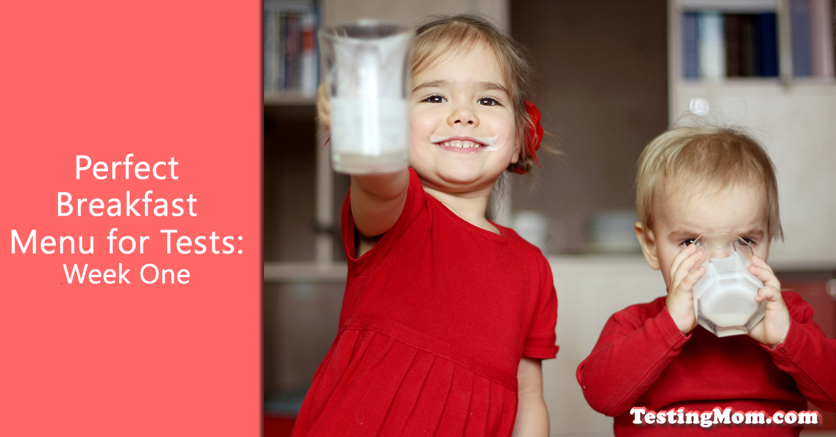 A Perfect Breakfast Menu for Tests (with Free Printable!) Week One