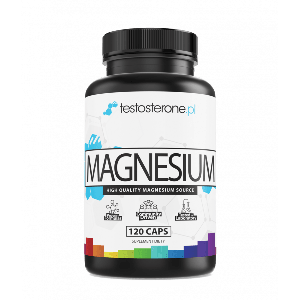 Testosterone.pl Magnesium Testo Magnez 120caps Magnez w kapsułkach