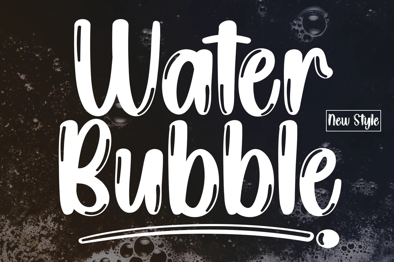 Cubic Water Logo Fonts Free Download