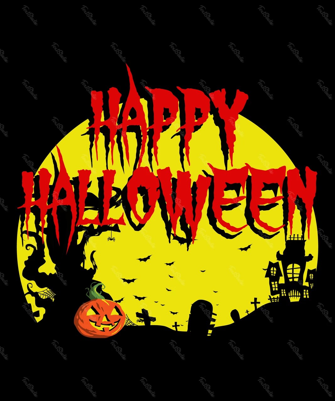 Happy Halloween Free Vector File