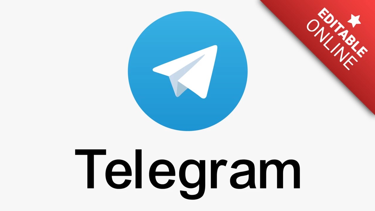Telegram Logo | Text Effect Generator