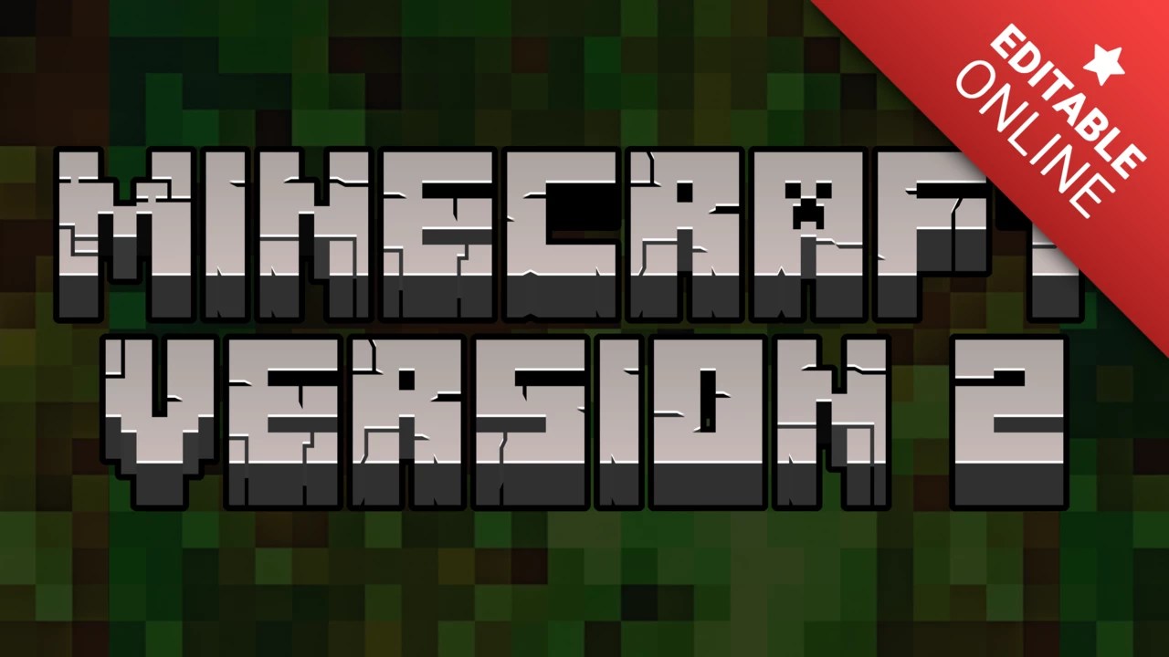 Minecraft Logo Generator Text Effect