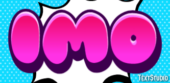 Imo Text Effect and Logo Design Social Network