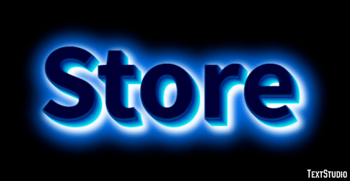 Store Text Effect and Logo Design Word