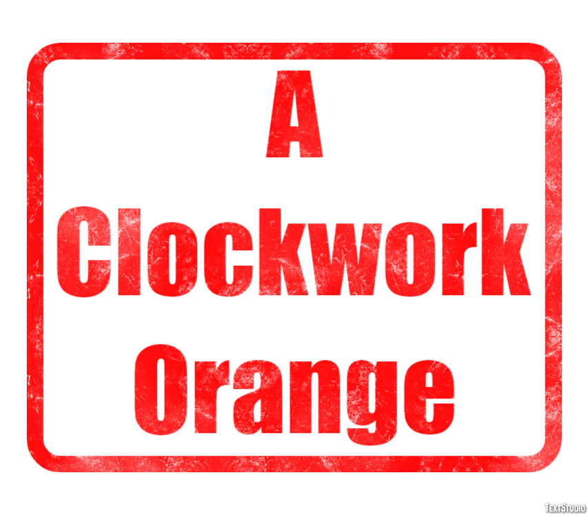 A Clockwork Orange Text Effect and Logo Design Movie