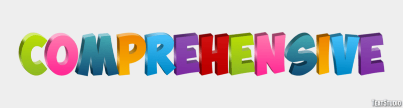 Comprehensive Text Effect and Logo Design Word