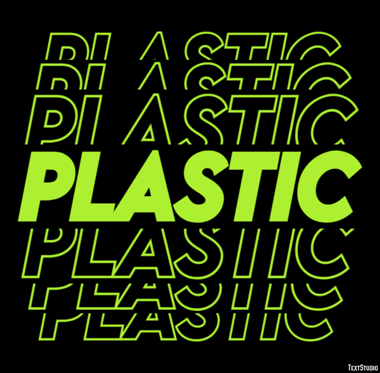 Plastic Text Effect and Logo Design Word