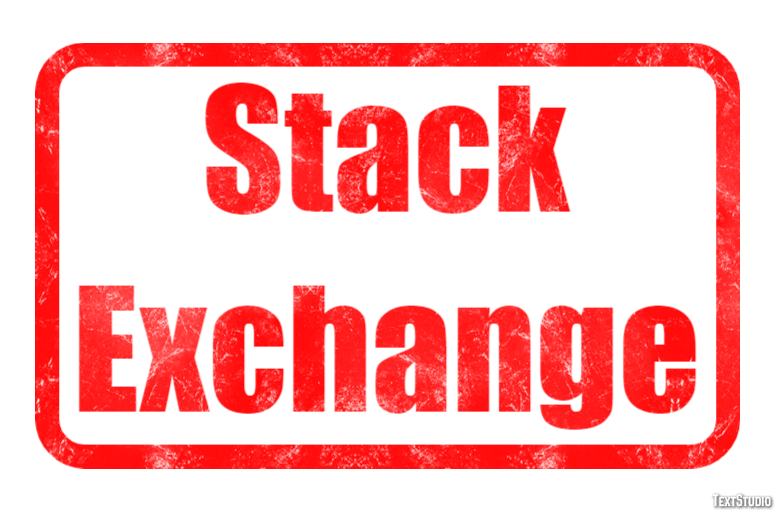 Stack Exchange Text Effect and Logo Design Social Network