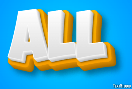 All Text Effect and Logo Design Word