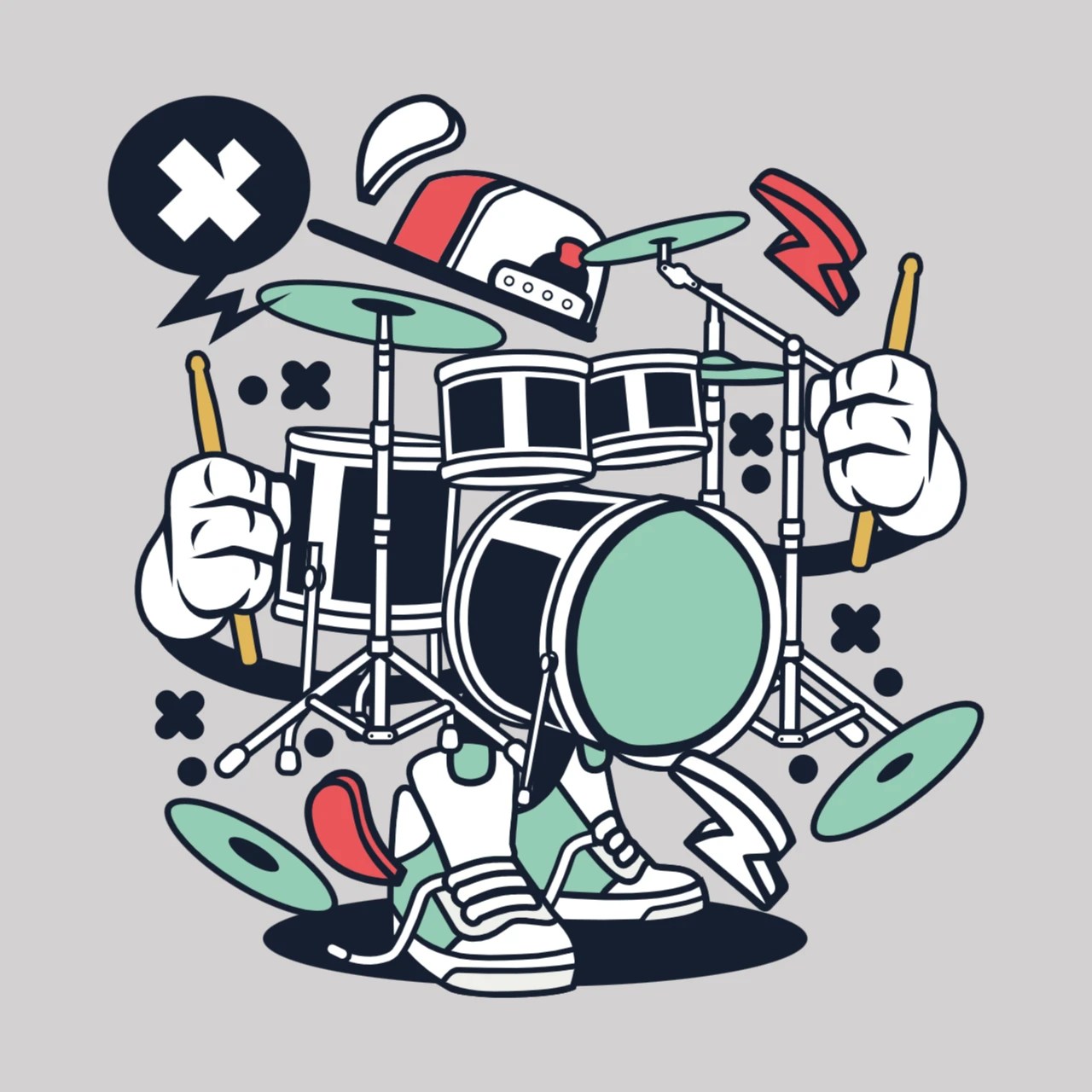 Drumming New Design Templates & Logos Free Editable