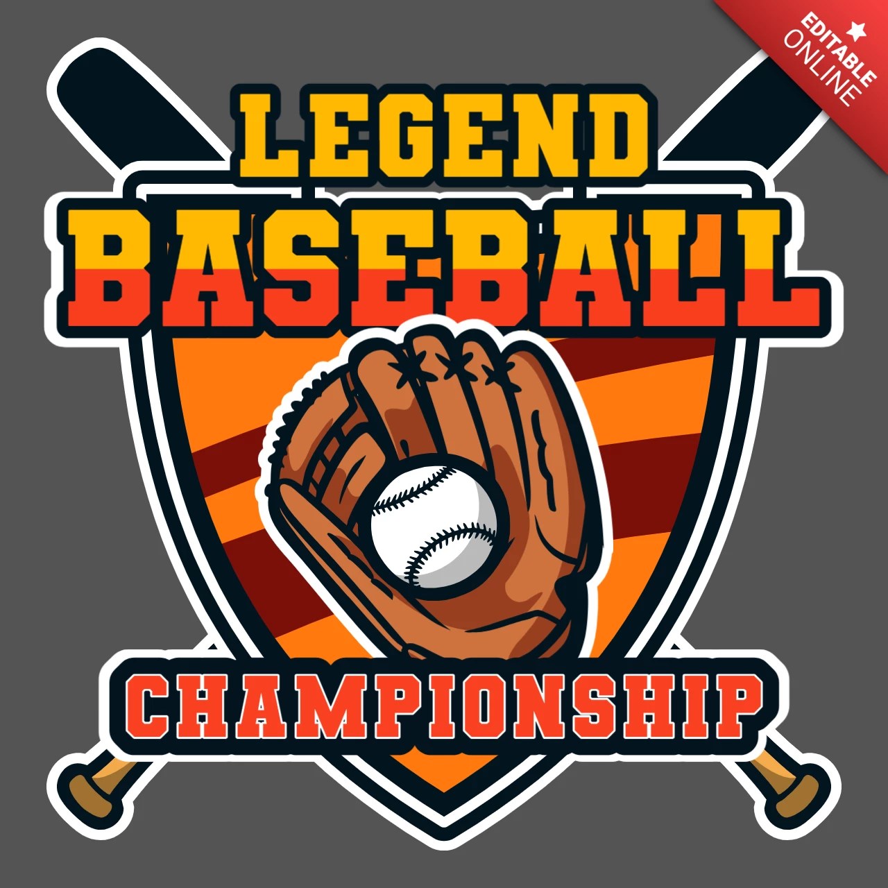 Baseball Championship Logo Design Template Free Design Template