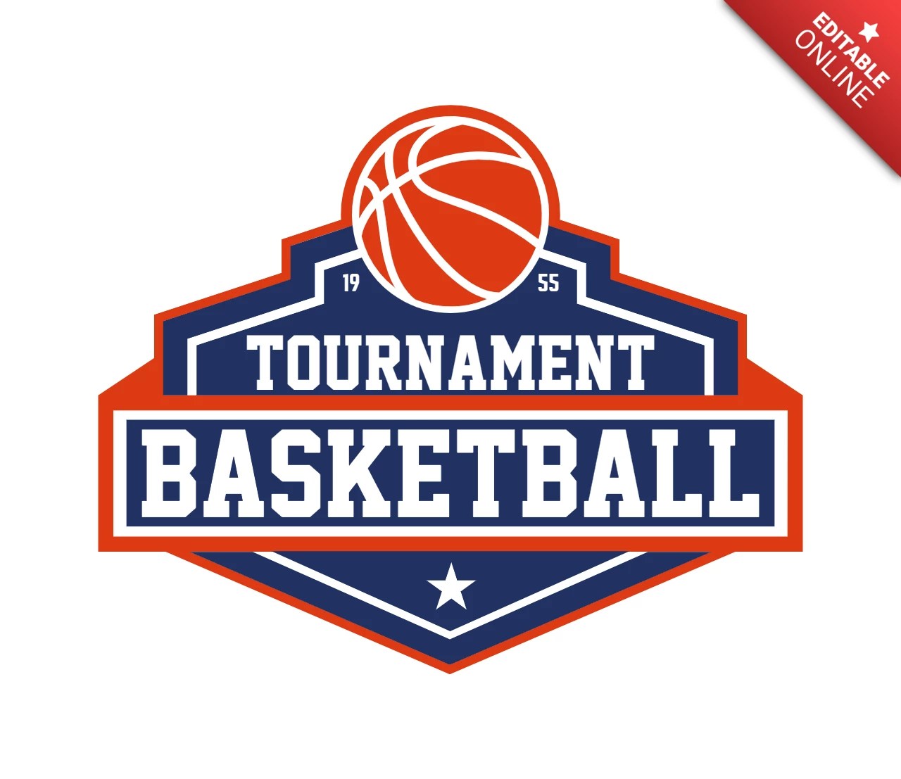 Basketball Tournament Sports Club Logo Design Template Free Design