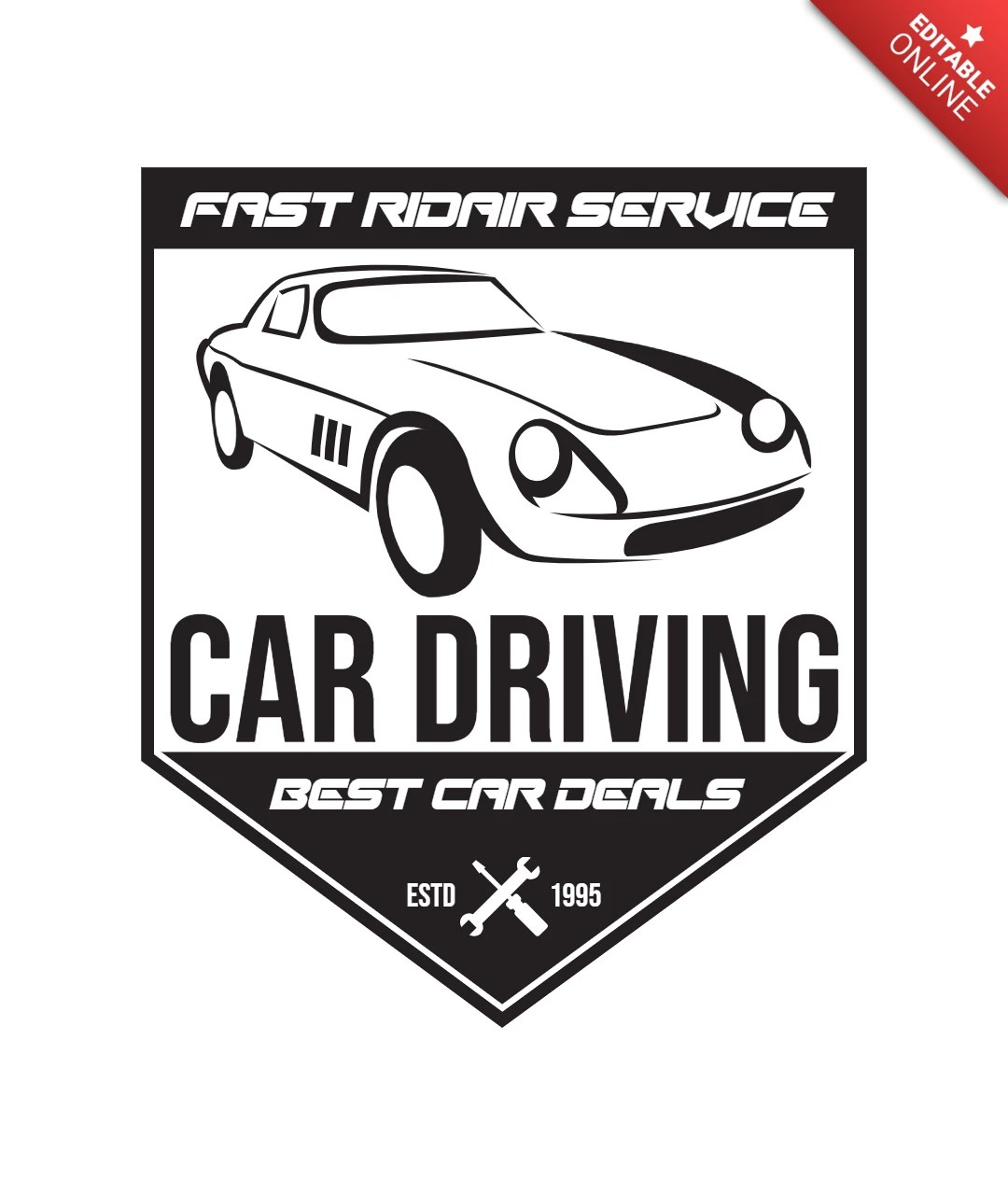 Car Driving Repair Service Logo Design Template Free Design Template