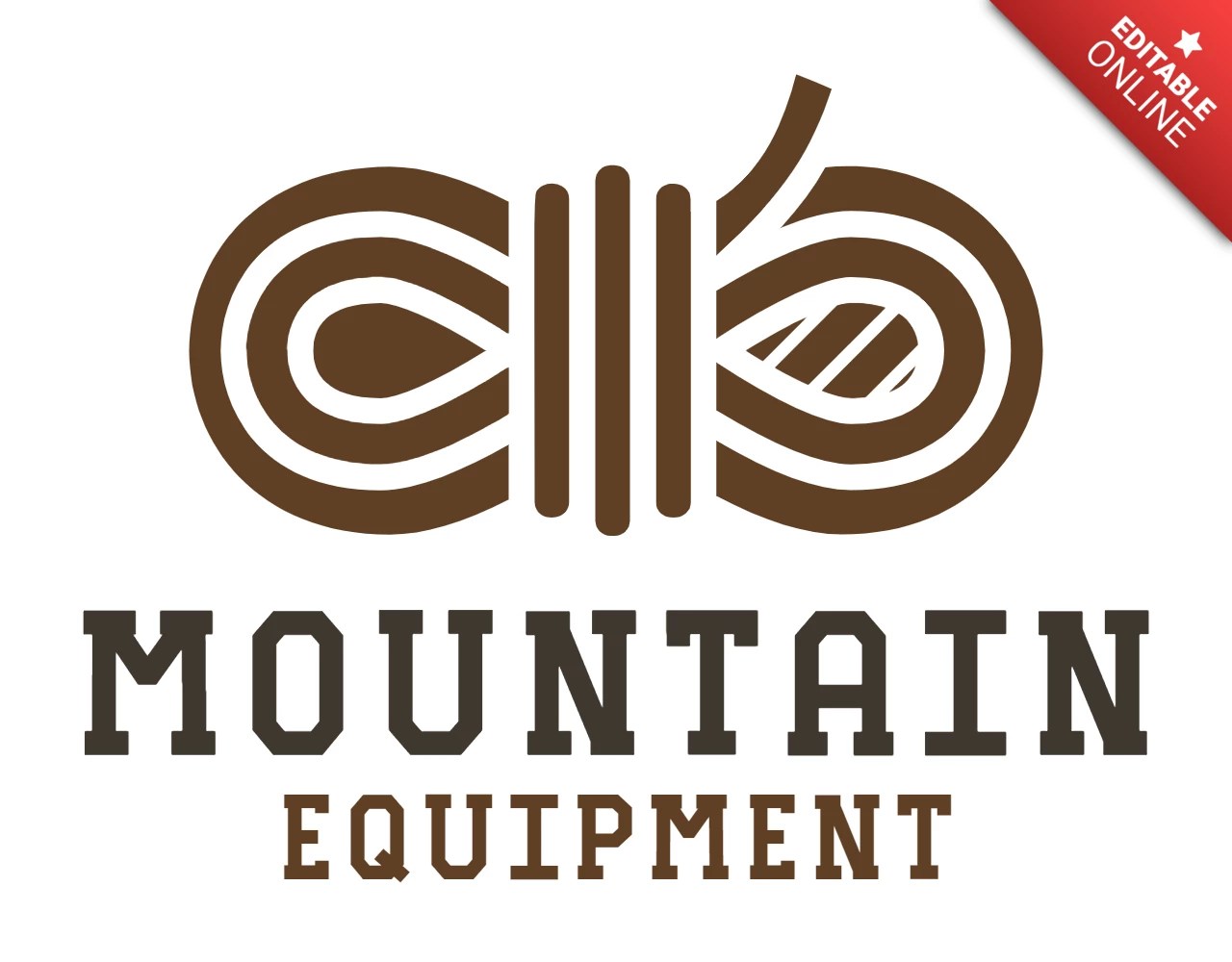 Mountain Equipment Badge Template Design Free Design Template