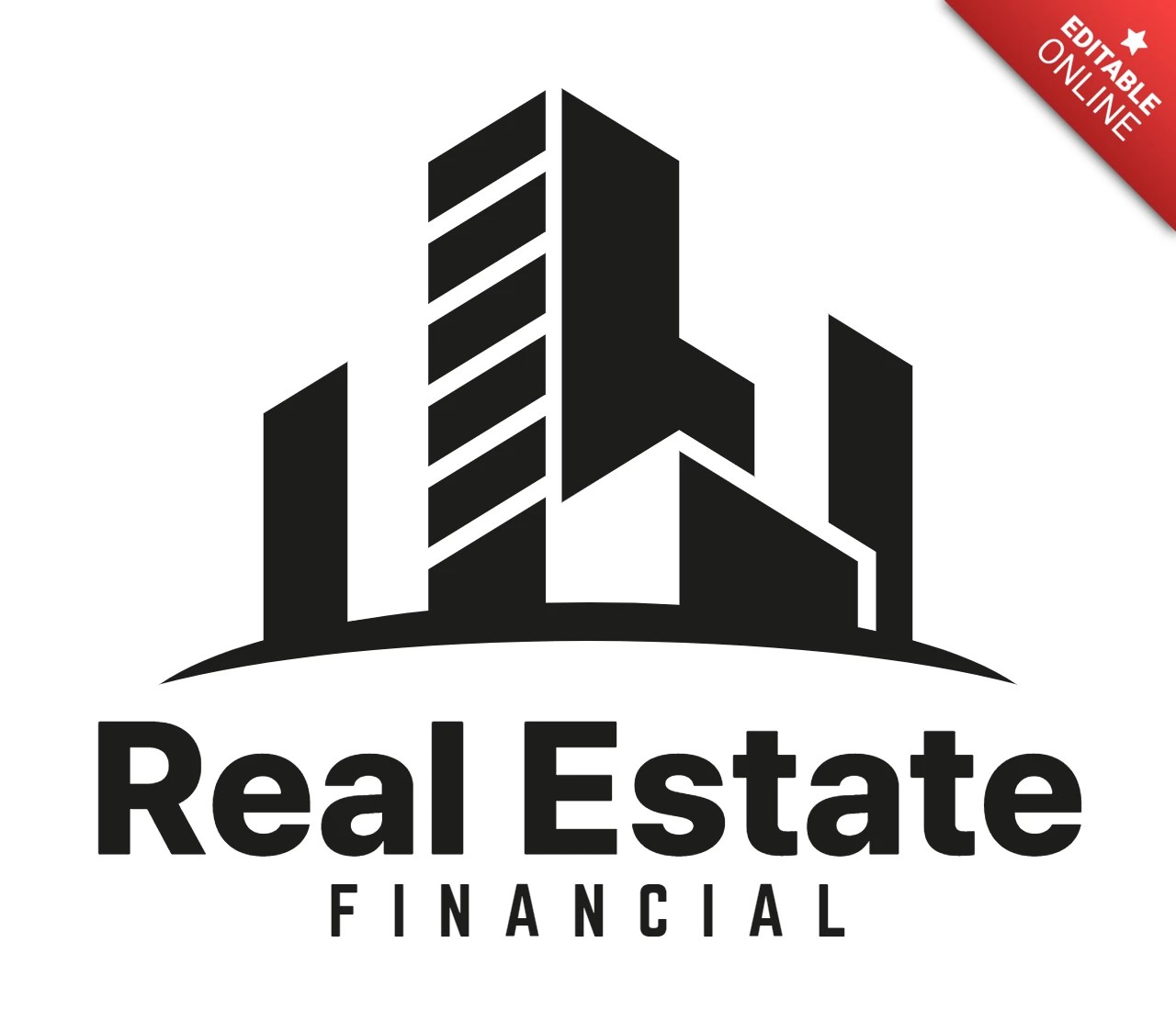 Real Estate Company Building Logo Design Template Free Design Template