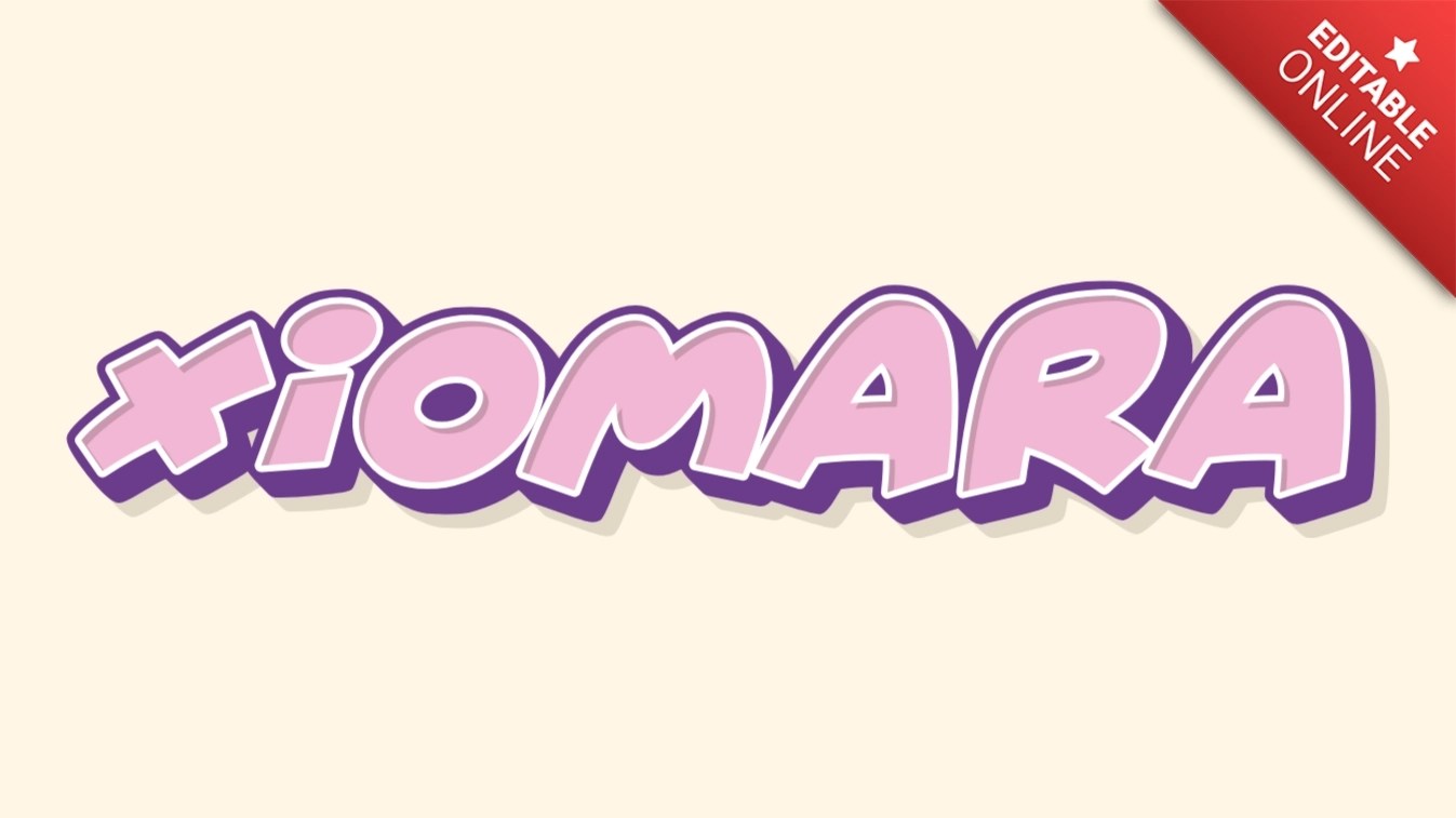 Xiomara Generador de Efectos de Texto